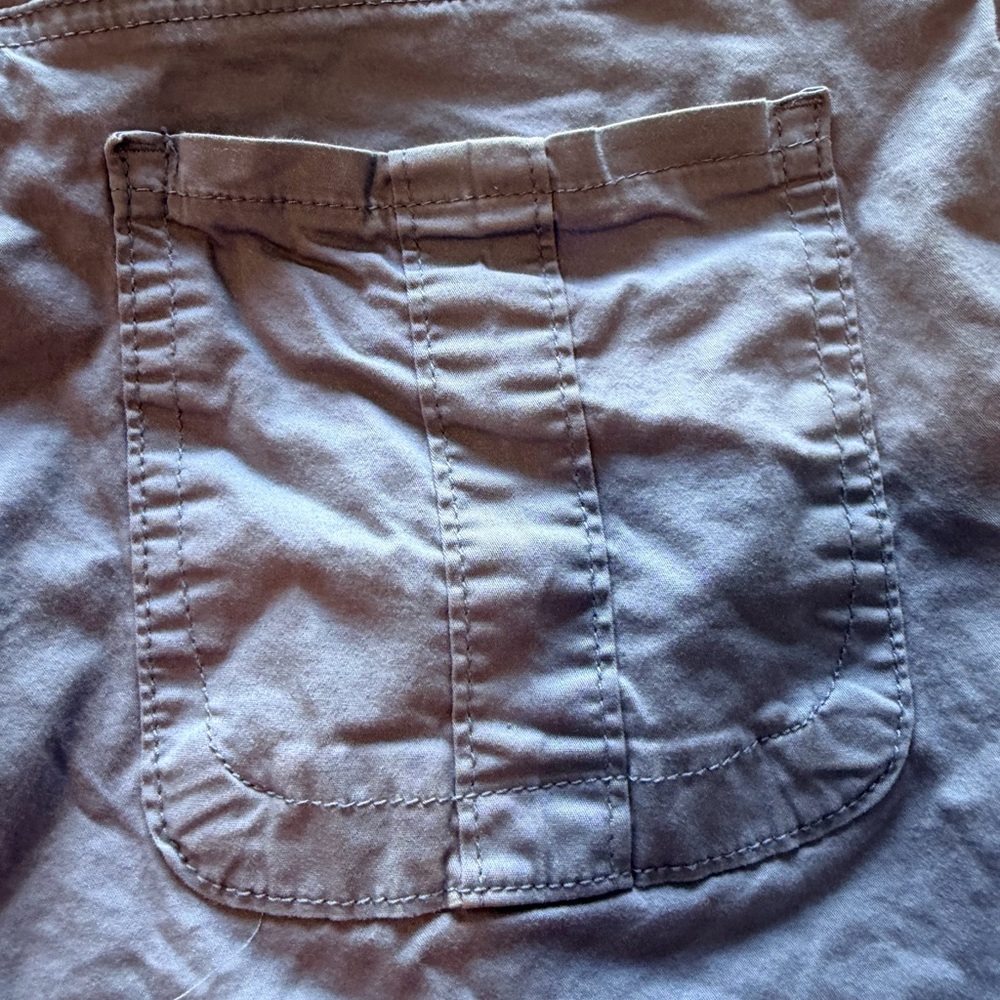 Lee Women's Slate Blue Cargo Bermuda Shorts - Picture 8 of 10